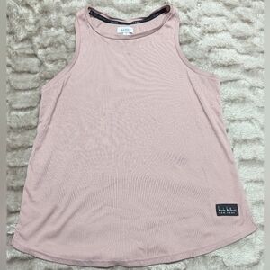 Nicole Miller New York Women's Ribbed Tank Sleeveless Pink Size Medium (M).